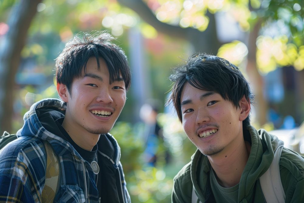 Portrait outdoors smile photo.