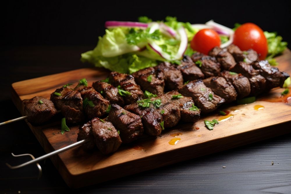 Kebab meat food beef.