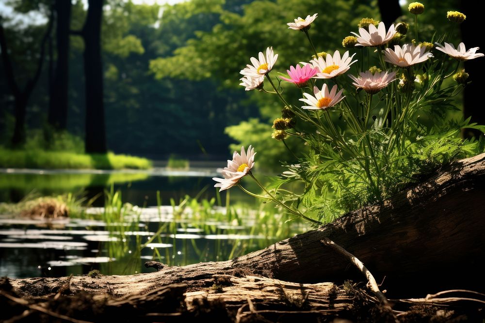 Nature outdoors woodland blossom.