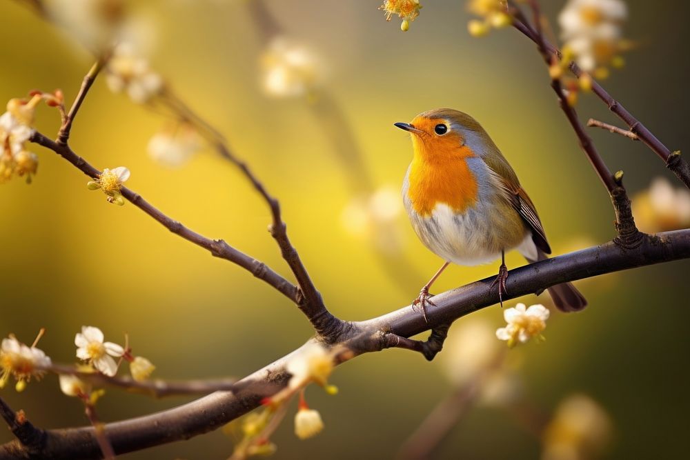 Nature robin bird outdoors.