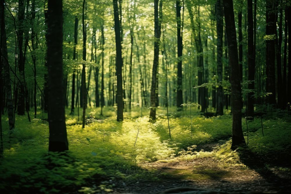 Forest green vegetation landscape.