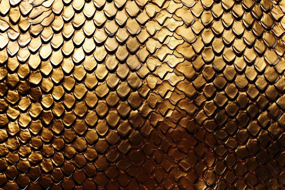 Gold snake skin texture backgrounds repetition aluminium.