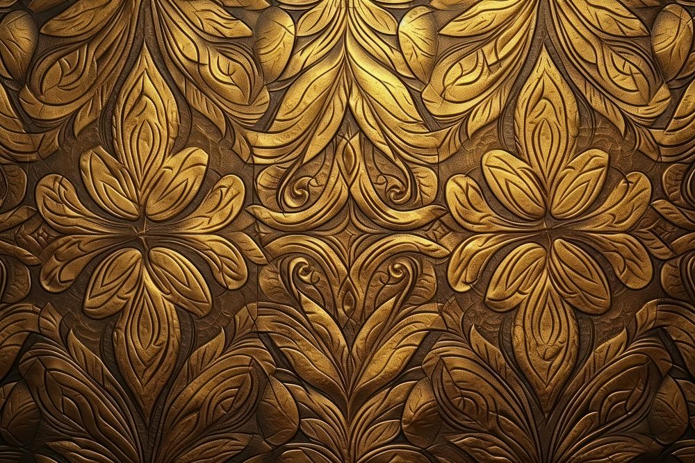Gold vintage pattern backgrounds texture wood.