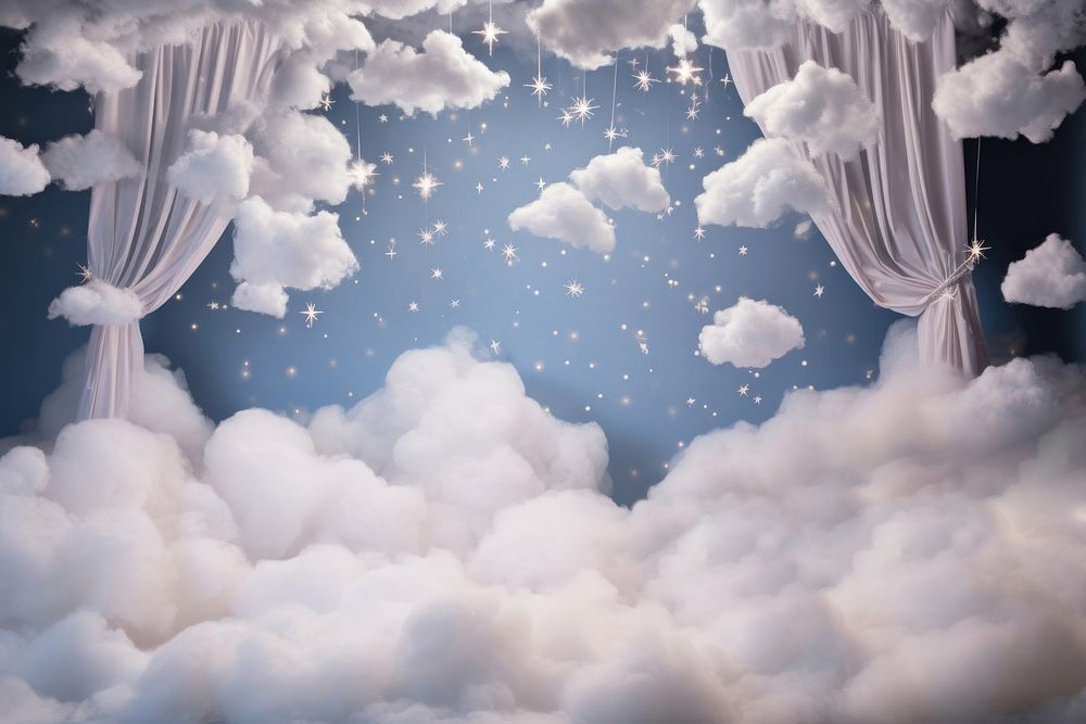 3D cloud in sky backdrop room backgrounds nature tranquility.