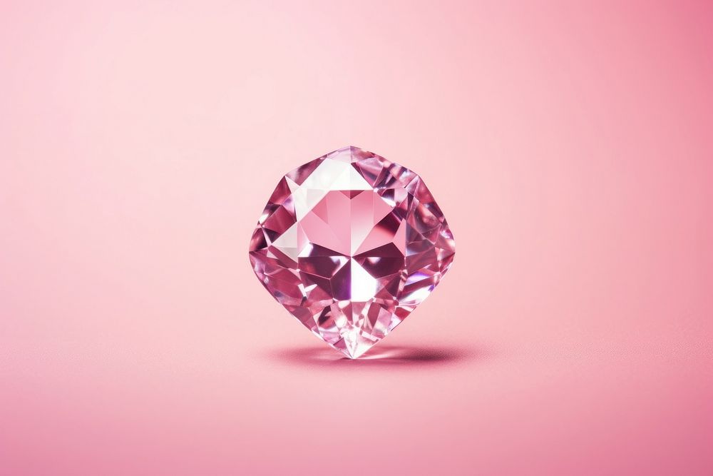 Pink diamonds crystal border gemstone jewelry accessories.