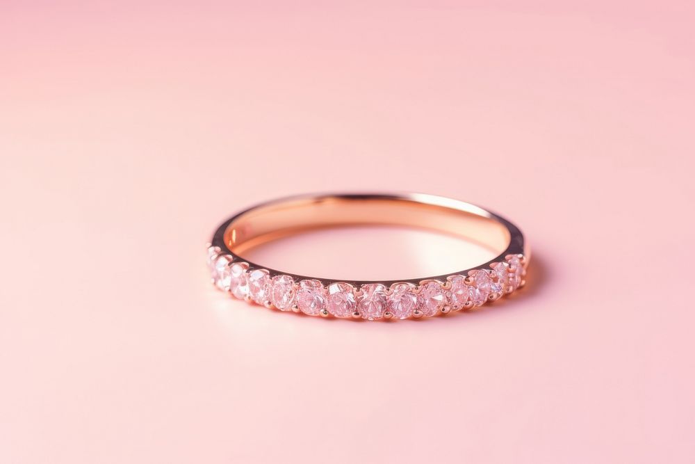 Pink diamonds ring border gemstone jewelry accessories.