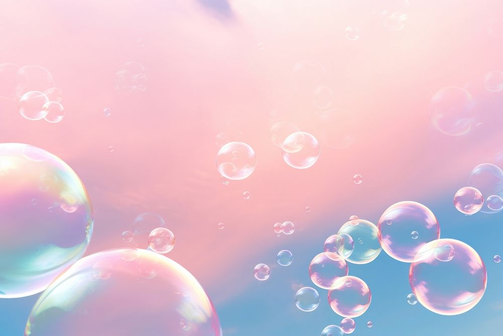 Pink soap bubbles pattern backgrounds transparent lightweight.