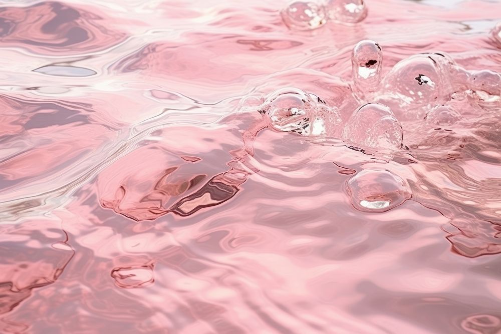 Pink water pattern backgrounds petal abstract.
