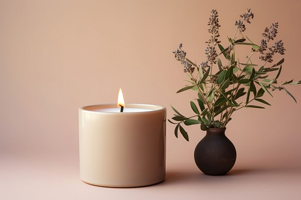 Scented candle plant scented decoration.