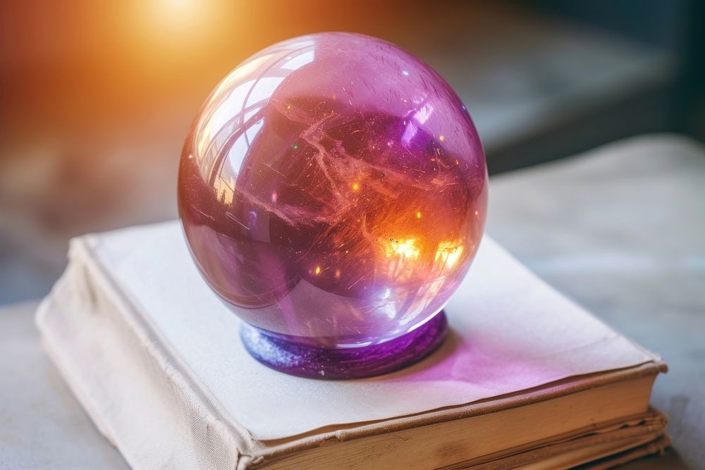 Crystal ball sphere accessories technology.