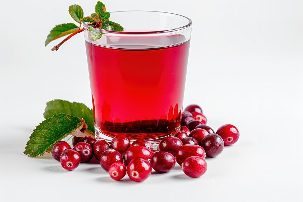 Cranberry juice cherry fruit drink.