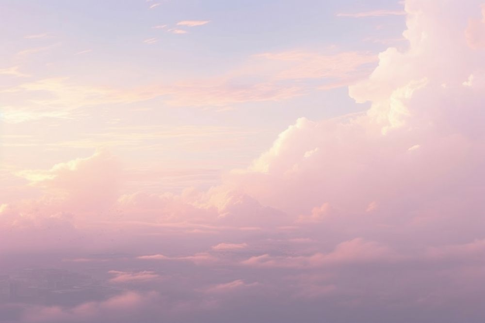 Pink sky cloud backgrounds outdoors horizon.