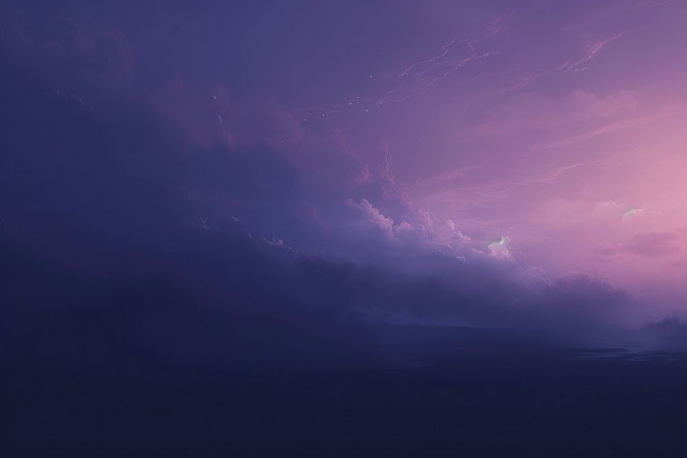 Purple sky cloud thunderstorm backgrounds lightning.