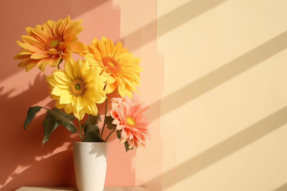 Sunflower indoors petal plant.