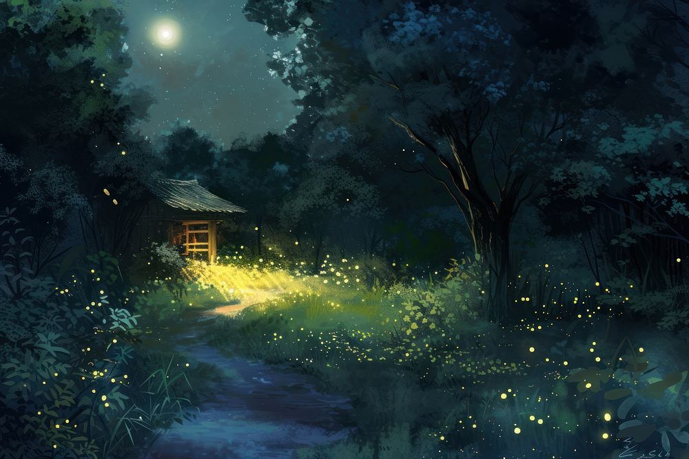 Illustration home architecture outdoors firefly.