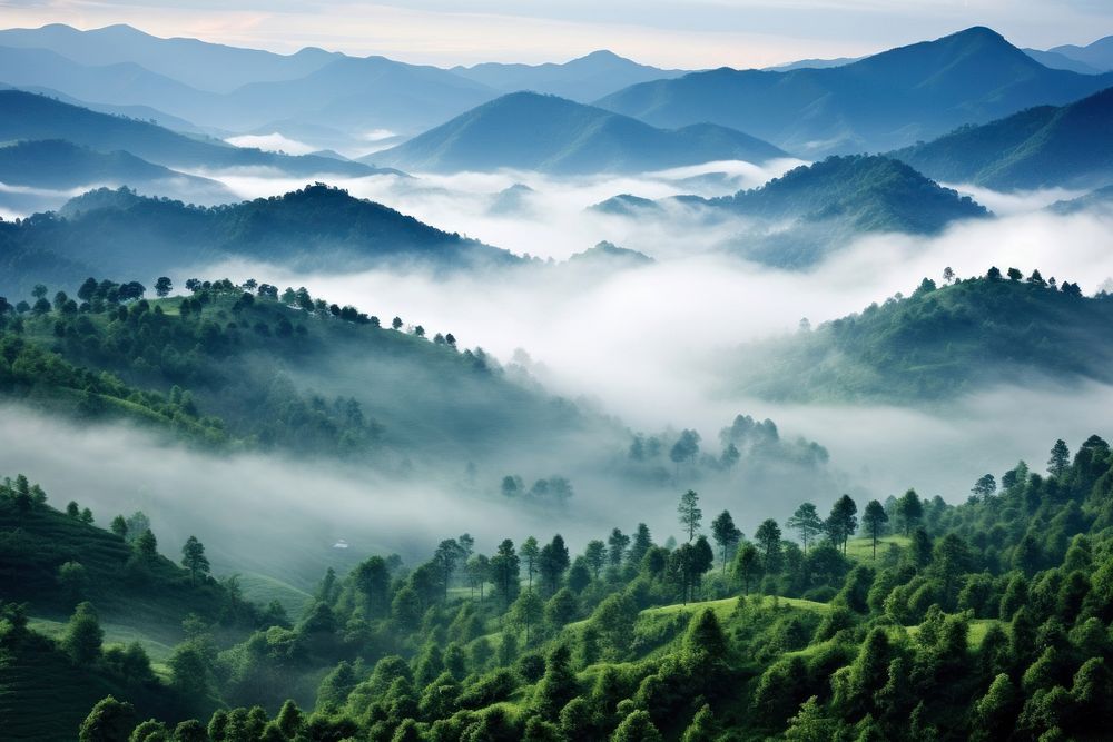 Forest backdrop backgrounds landscape mountain.