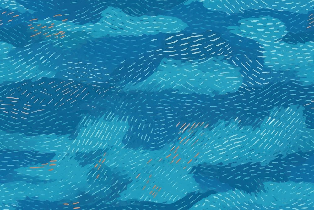 Blue sea pattern outdoors texture.