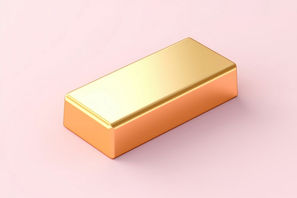 Gold bar investment currency gemstone.
