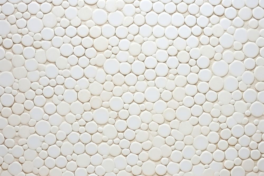 White circle mosiac pattern texture tile cobblestone backgrounds.
