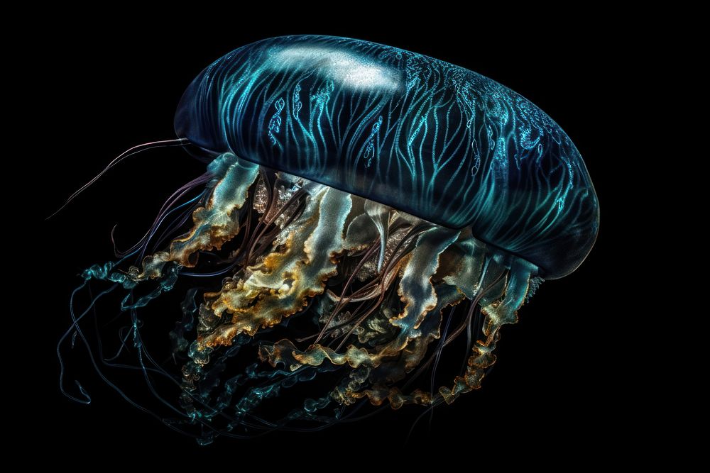 Marine life jellyfish animal invertebrate.