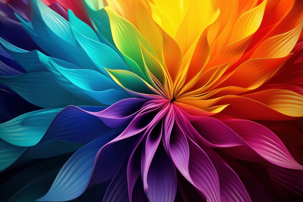 Mesmerizing 3D Abstract Multicolor backgrounds abstract pattern.