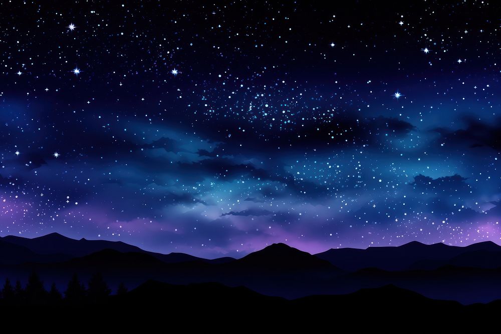 Night sky backgrounds astronomy.