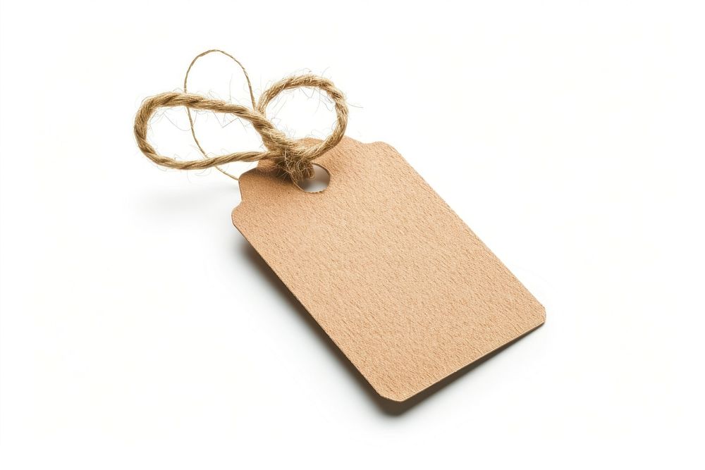 Craft paper tag white background accessories accessory.