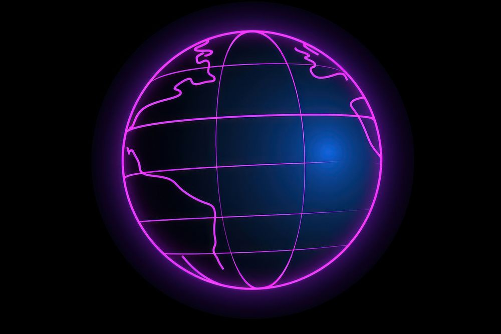 Globe sphere planet space.