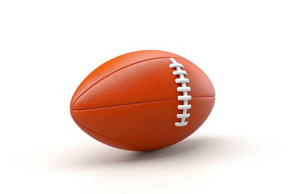 American football sports white background competition.