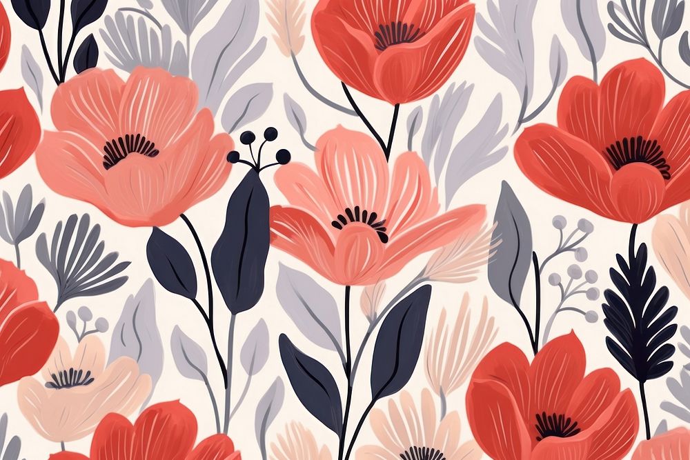 Flower pattern art backgrounds.