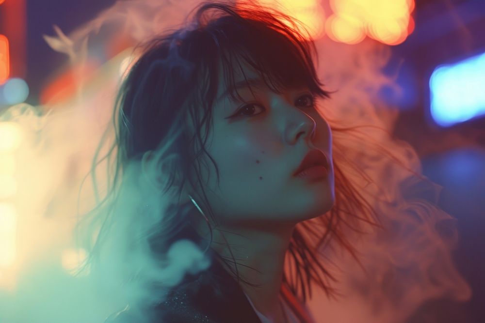 Concert smoke portrait adult. | Free Photo - rawpixel