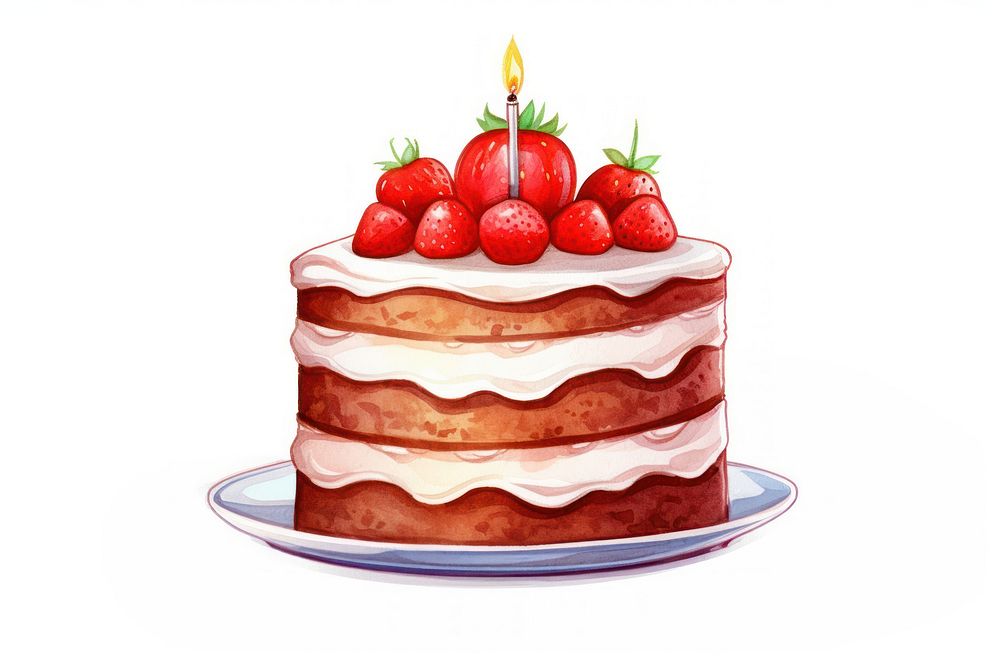 Birthday Chocolate cake strawberry birthday dessert.