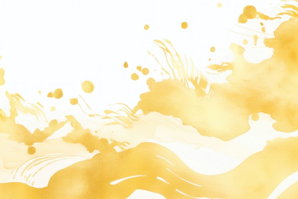 Backgrounds painting gold ink.