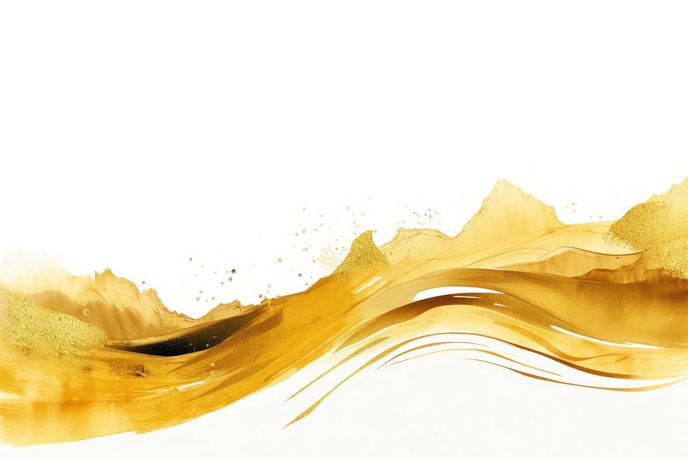 Backgrounds painting gold ink.