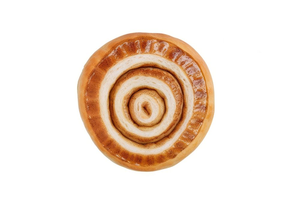Cinnamon roll spiral text food.