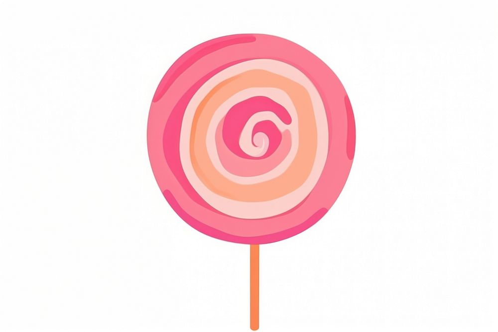 A piece of candy confectionery lollipop food.
