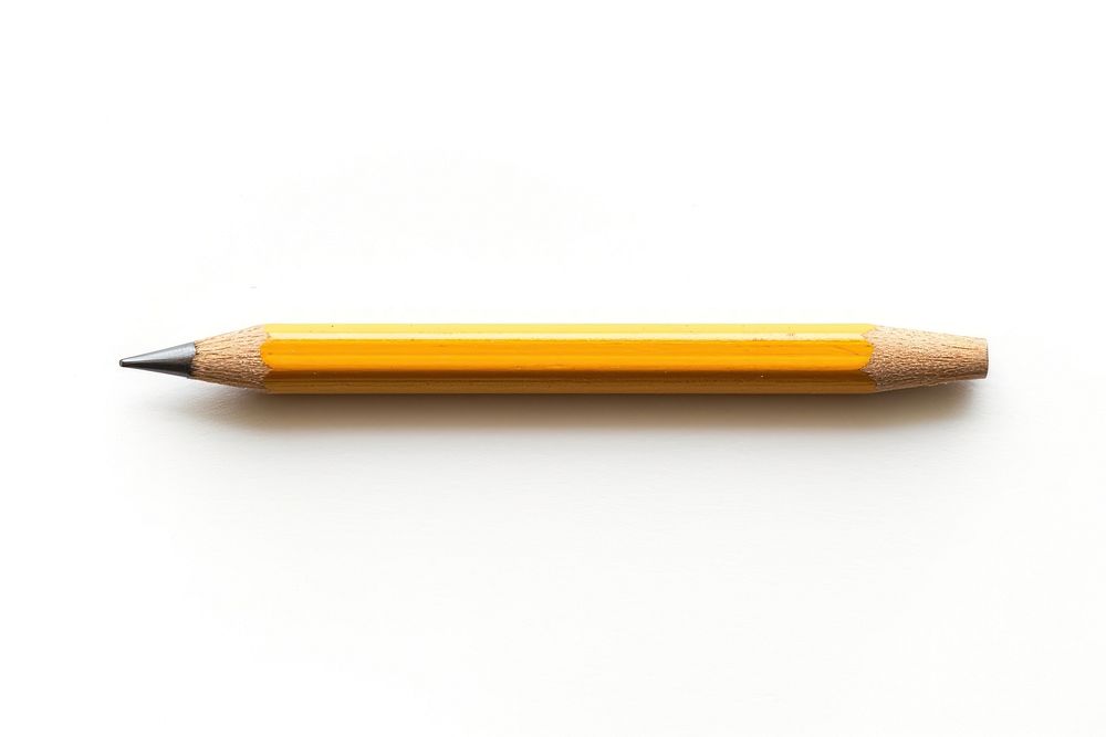 A pencil white background simplicity ammunition.
