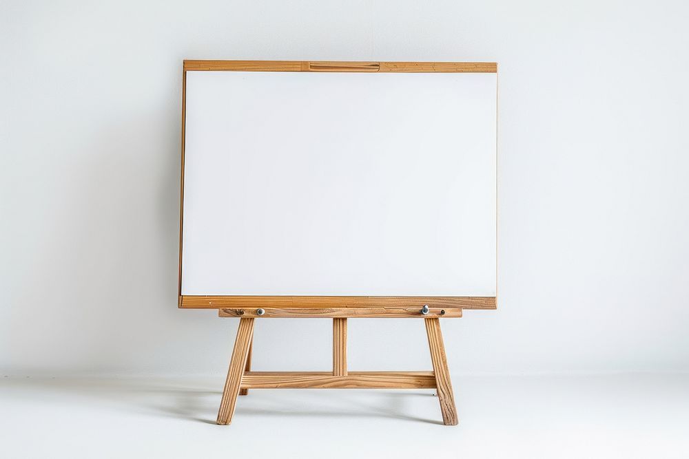 A whiteboard white background furniture rectangle.