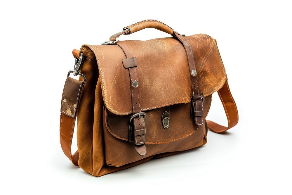 Hand-held college bag briefcase handbag purse.