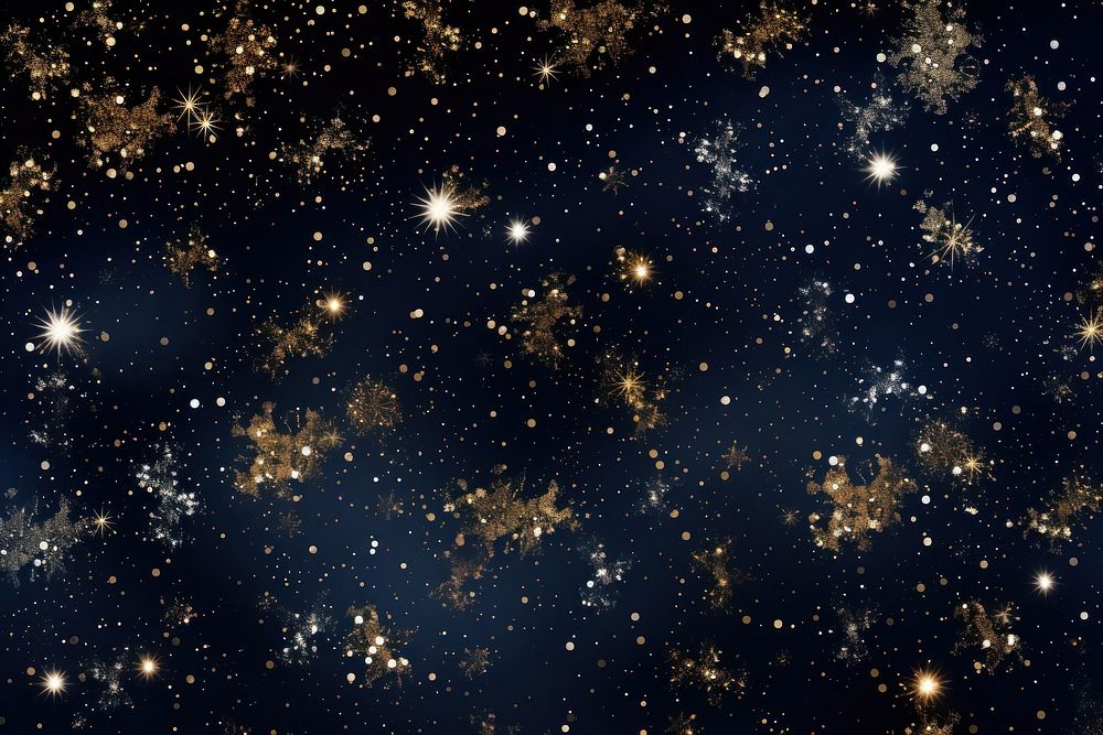 Galaxy Christmas pattern astronomy snowflake universe.