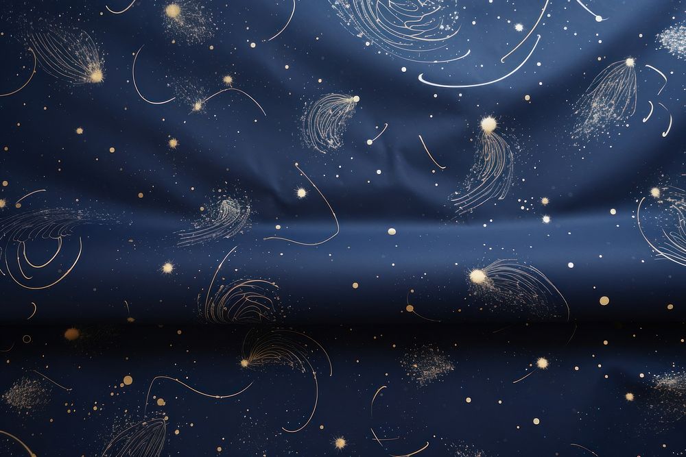 Galaxy Christmas pattern snowflake astronomy night.
