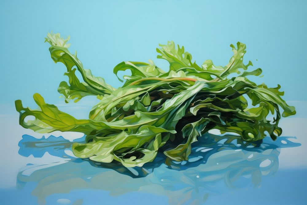 Seaweed seaweed vegetable plant.