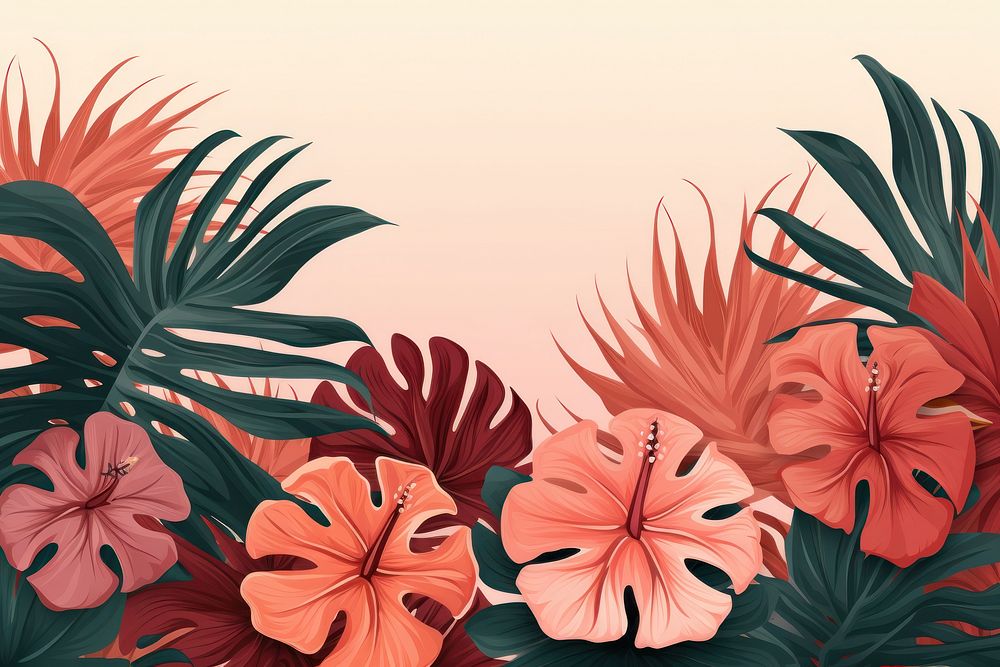 Tropical plant backgrounds pattern.