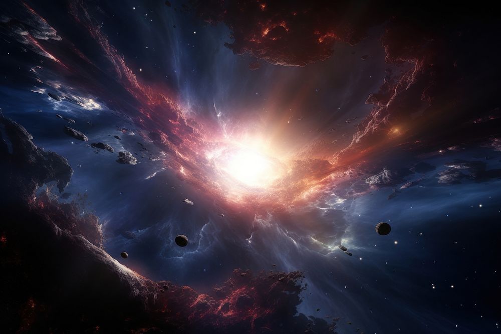 Stunning cosmic nebula astronomy universe.