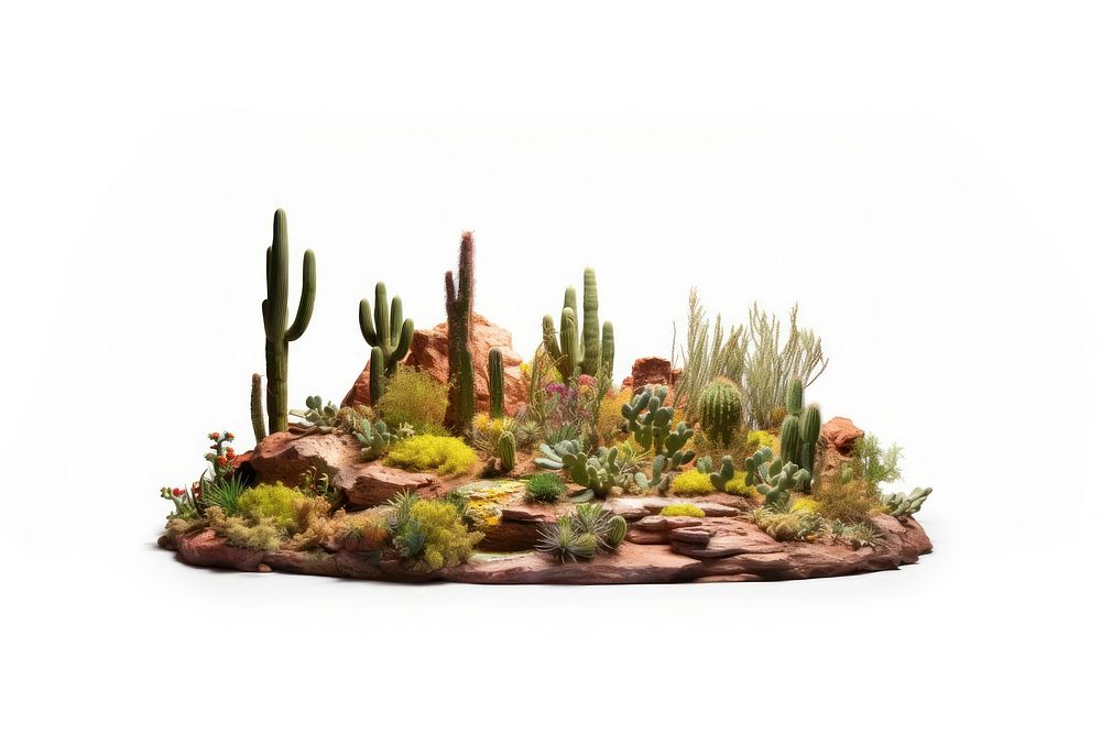Desert cactus plant figurine.