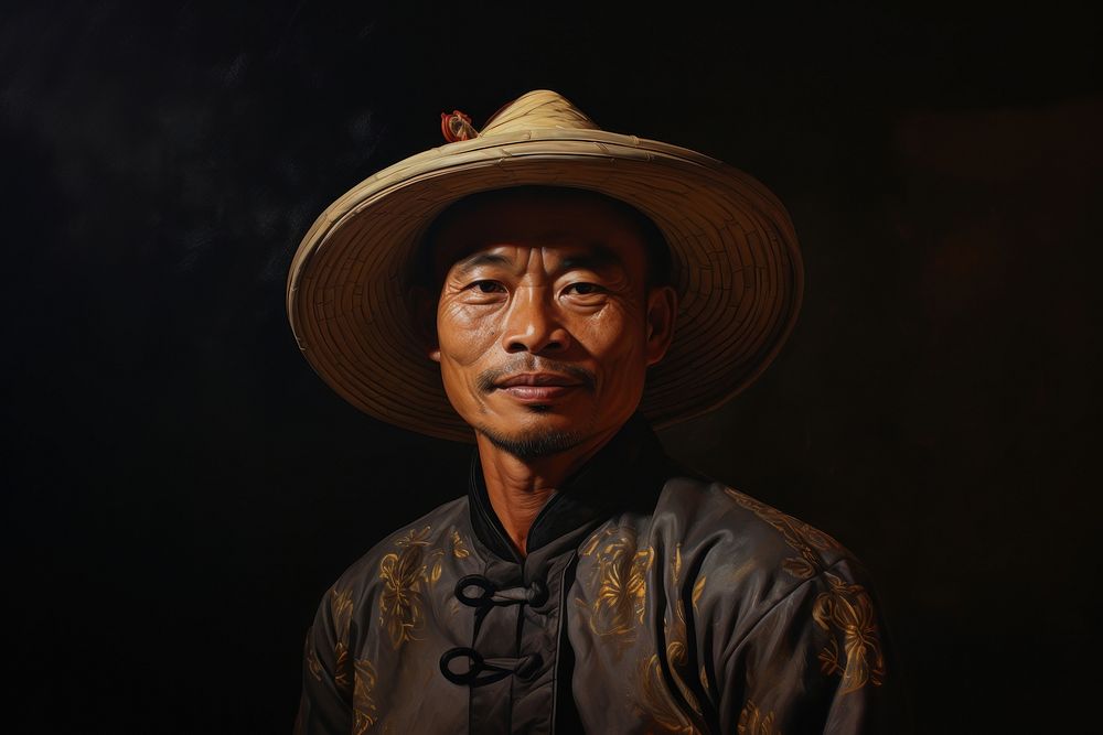 Thai man portrait adult photography.