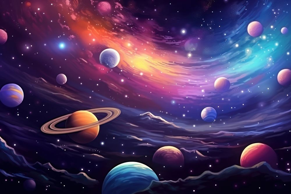 Outer space backgrounds astronomy universe.