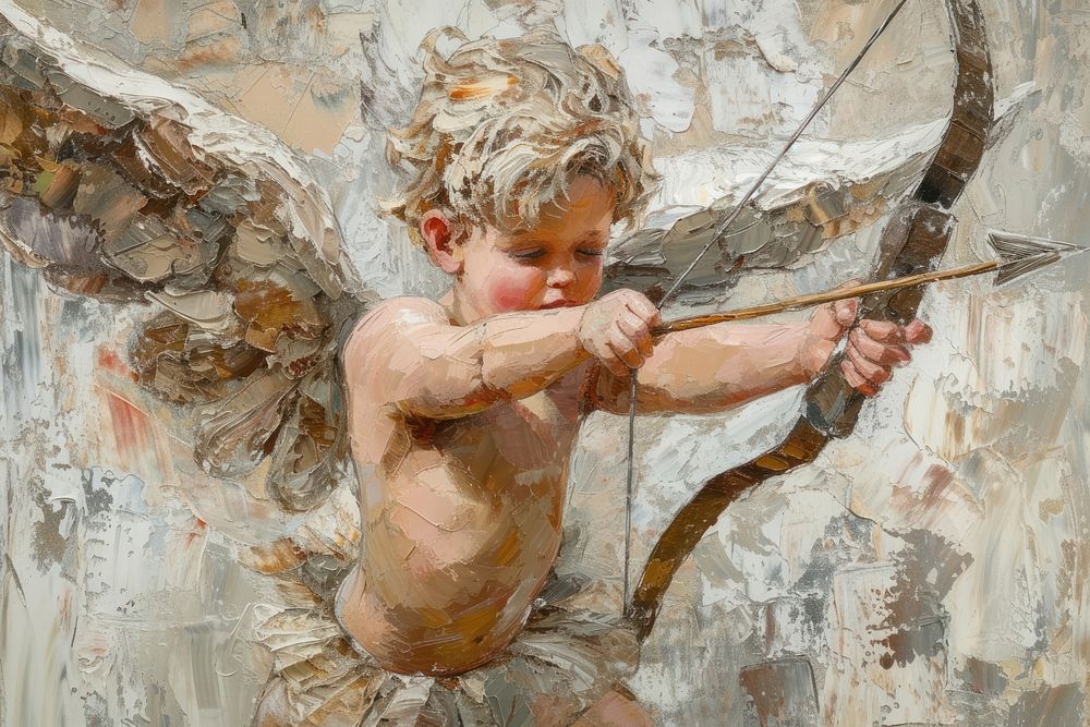 Cupid painting representation creativity.