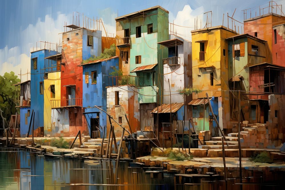 Argentina painting outdoors architecture. | Premium Photo Illustration ...