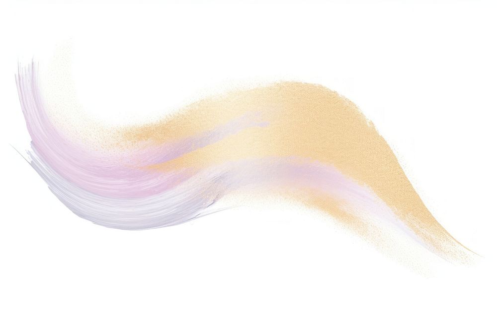 Gold abstract brush stroke white background lavender weaponry.